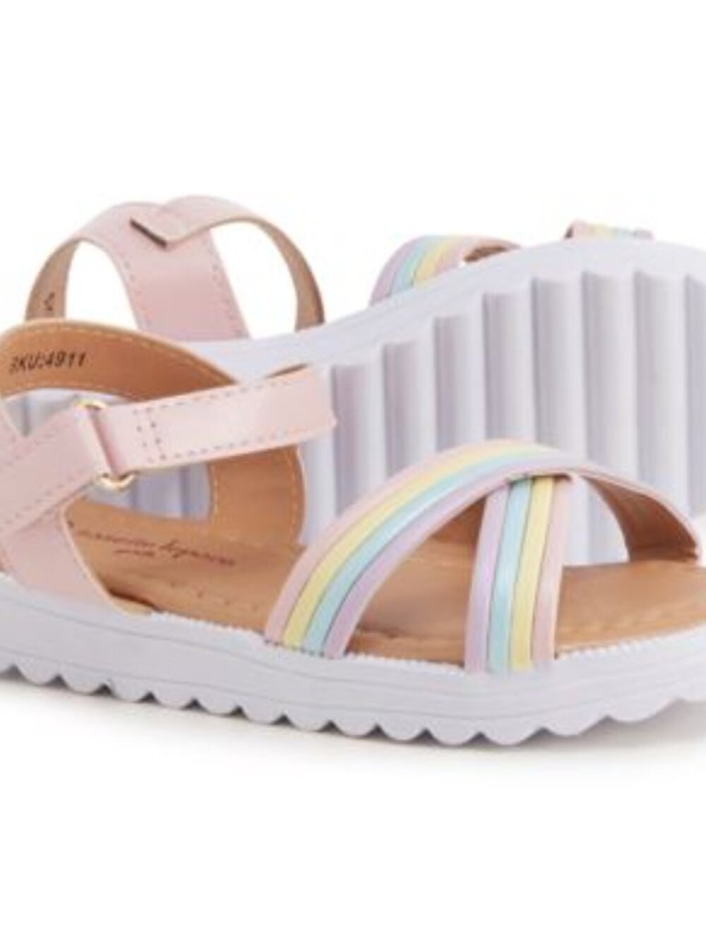 New in Box Girls Nanette Lepore Rainbow Sandals Size 5